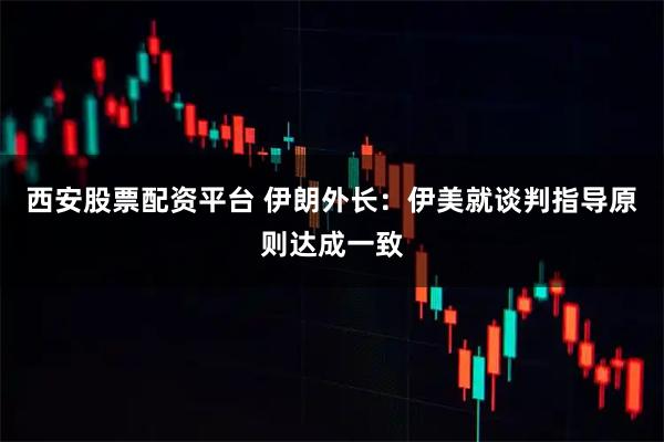 西安股票配资平台 伊朗外长：伊美就谈判指导原则达成一致