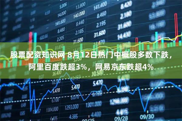 股票配资知识网 8月12日热门中概股多数下跌,阿里百度跌超3%,网易京东跌超4%